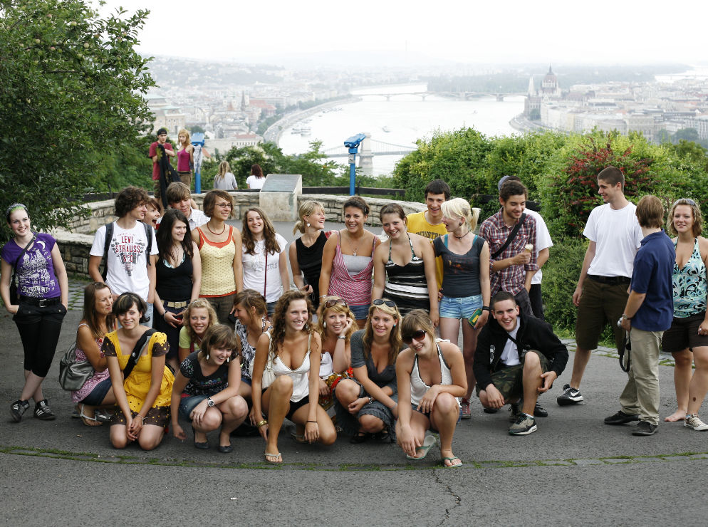 Klasse 12 der Thomas-Schule Leipzig, hier zur Abschlussfahrt mit Jugendtours in Budapest 2008 – Bildergalerie Klassenfahrten von Jugendtours