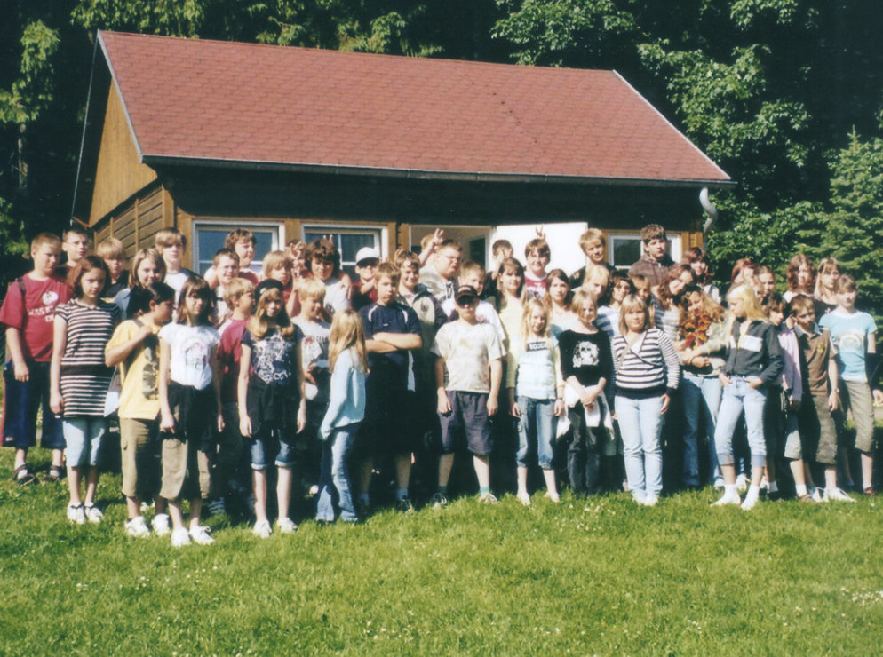  Klasse 6 der Sekundarschule Hohenmlsen, im Feriendorf „Forsthaus Auerberg“, Klassenfahrt Stolberg, Sdharz 2008 – Bildergalerie Klassenfahrten von Jugendtours